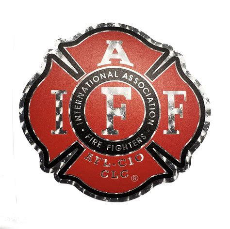 iaff metal house sign|iaff firefighter stickers.